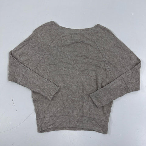 Velvet by Graham & Spencer Women's Heather Beige Boat Neck Dolman Top Sz XS