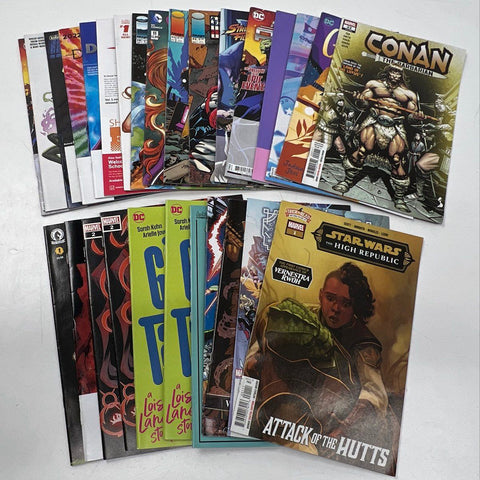 Comic Book Lot Marvel DC Image Modern Age Superhero Approximately 25 Comics