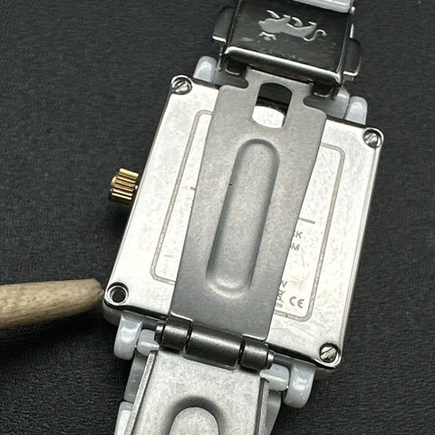 Larsson & Jennings Square White Ceramic Watch LJ-BFCE-33V1-WWW White