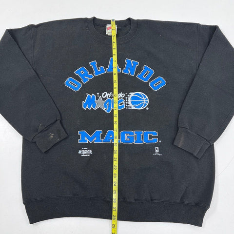 Vintage 90s Orlando Magic NBA Nutmeg Mills Crewneck Sweatshirt XL Made in USA