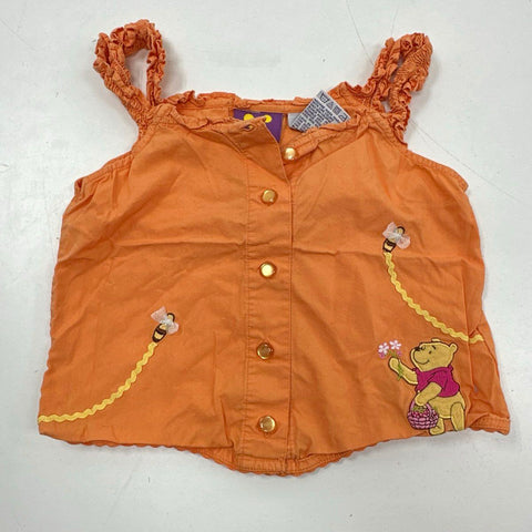 Vintage 90s Disney Clothing Lot Mickey Minnie Winnie Pooh Bodysuit Tops Sz 12m-6