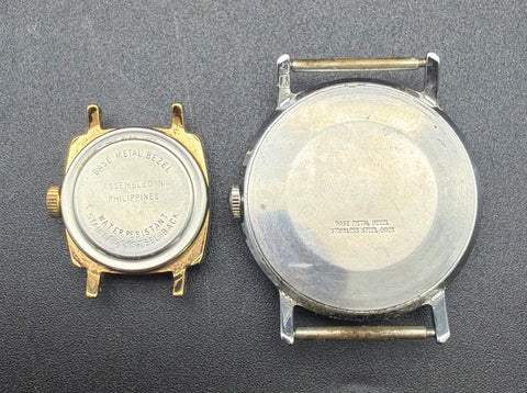 Vintage Mid-Century Timex Watches Lot of 3 Silver Gold Tone