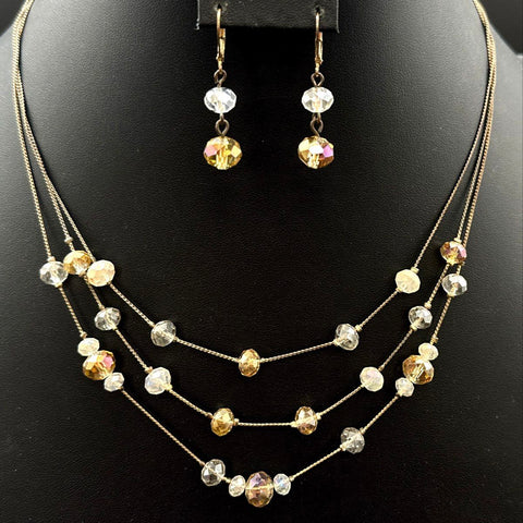 Mixed Fashion Jewelry Set Lot of 11 Necklaces Bracelets Earrings Chiefs USPS