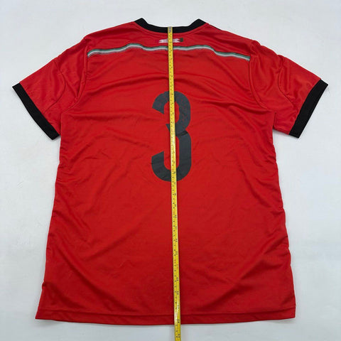 Adidas Men's Mexico 2014 World Cup Away Soccer Jersey Red #3 Size L
