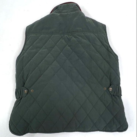 Miller's Lot of 2 Women's Green Brown Vintage Y2K Quilted Equestrian Vest M