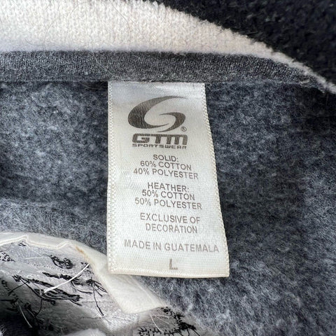 GTM Sportswear KSU Wildcats Wabash Varsity Letterman Jacket Gray Black Sz L