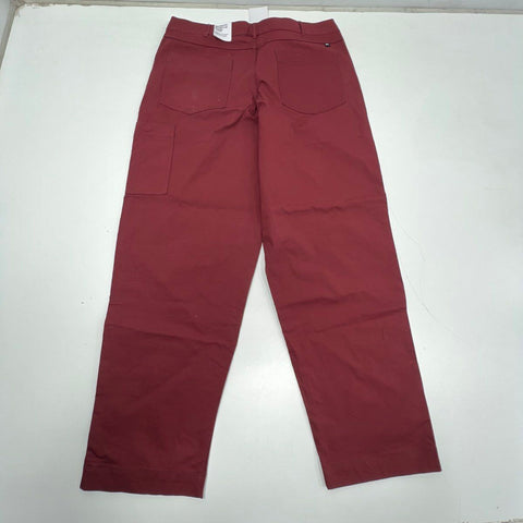 Nike SB Men's Dark Team Red Ripstop Skate Pants Straight Leg Size 36 NWT