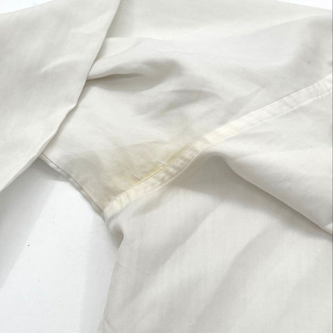 Vintage 80s Christian Dior Chemise Kids White Button Down Shirt Husky Sz 20