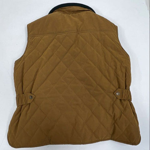 Miller's Lot of 2 Women's Green Brown Vintage Y2K Quilted Equestrian Vest M