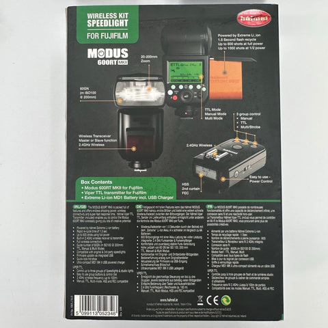 Hahnel Modus 600RT MKII Wireless Speedlight Kit Fujifilm
