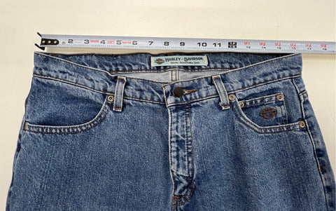 Vintage 90s Harley Davidson Genuine MotorClothes Denim Jeans Lot of 2 Sz 32