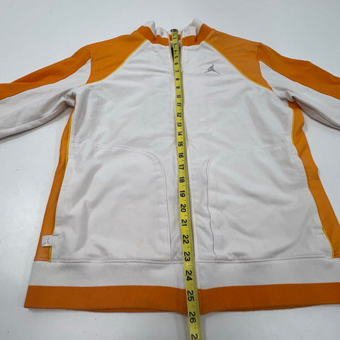 Jordan Kids Tracksuit Set Orange White Jacket XL & Pants M Mismatched