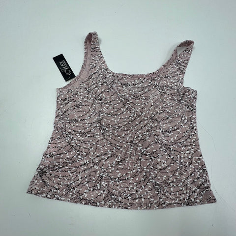 NWT Alex Evenings Pink Glitter 2-Piece Jacket Shell Top Set Women's Petite L