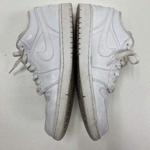 Nike Air Jordan 1 Mid White Cool Grey Sneakers 553558-100 Size 10.5