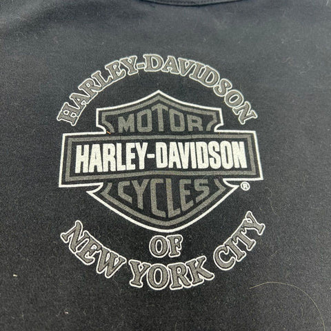 Vintage Y2K Harley-Davidson Lot of 2 NYC Twin Towers Baby Tee T-Shirts Sz XL