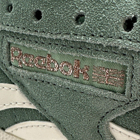 Reebok Club C 85 Green Suede White Gum Sole Women's Sneakers Size 8