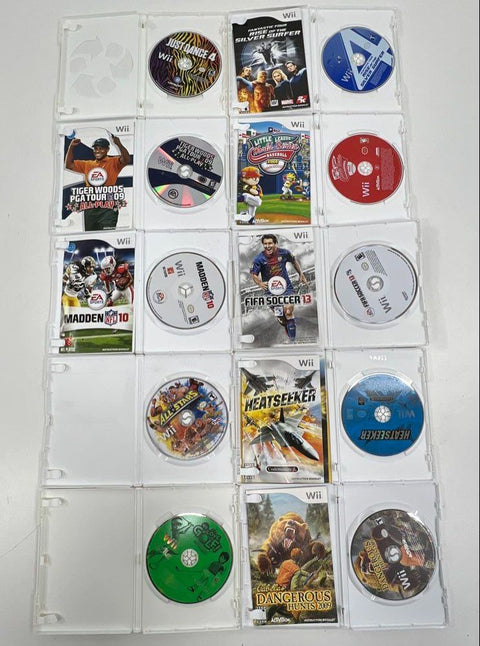 Just Dance 4 FIFA Soccer Madden NFL 10 Game Lot Bundle Nintendo Wii 2000s
