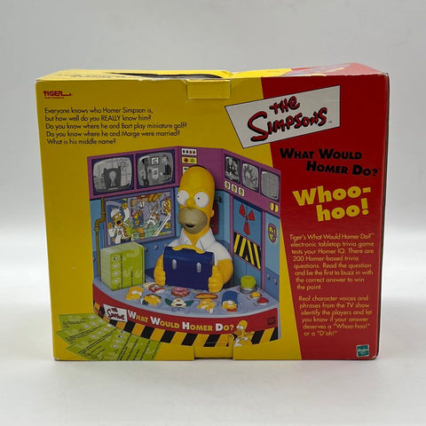 Tiger Electronics The Simpsons What Would Homer Do? Electronic Trivia Game NIB