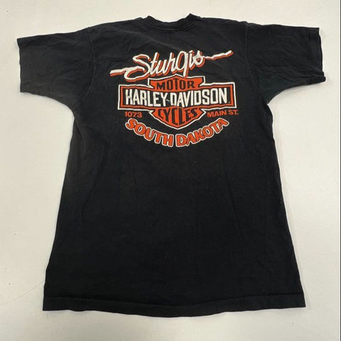 Vintage 1990 Harley-Davidson Eagle Freedom T-Shirt Single Stitch USA Sz L