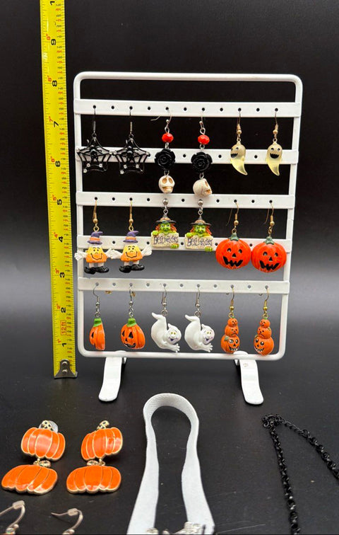 Mixed Halloween Costume Jewelry Lot 25+ Pcs Nightmare Before Christmas Skeleton