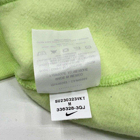Nike Men's Neon Green Volt Be Quick Graphic Pullover Hoodie Sz M