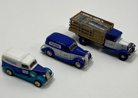 Armstrong Air Service Vehicle Diecast Lot 3 Promotional Trucks Vans 1999-2003