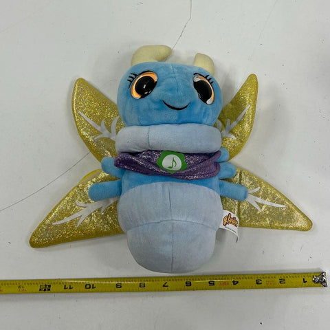 Glowies Fireflies Blue Plush Toy Light & Sound Lullaby Sleeping Companion Open