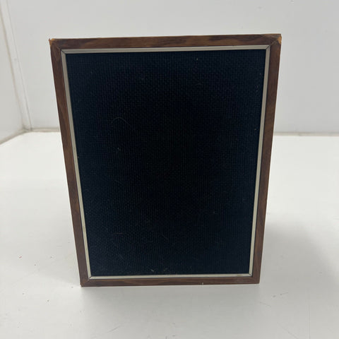 Vintage Hitachi Bookshelf Speaker Single 8 Ohm Woodgrain Hi-Fi Stereo Japan