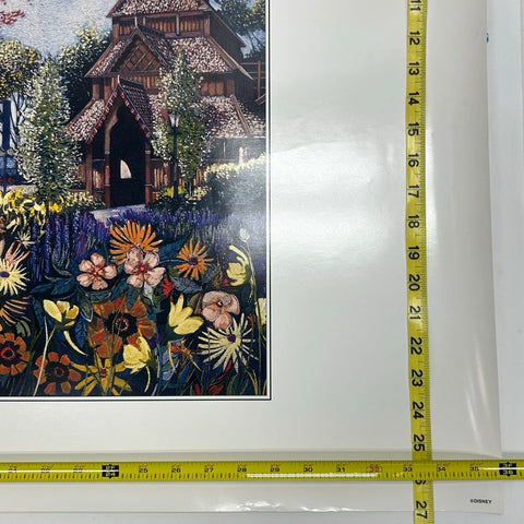Epcot Flower & Garden Festival Poster Lot Dorothy Gillespie Signed 2000 2002