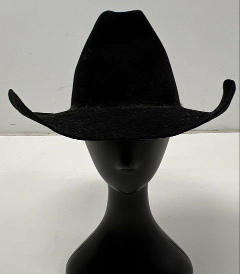 Mustang by Bailey Men's Black XXX Beaver Felt Cowboy Western Hat Made in USA