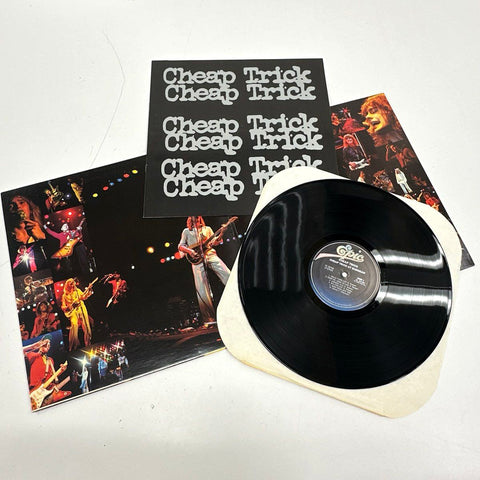 Cheap Trick LP Lot In Color at Budokan Classic Rock 1970s Epic 2 Records