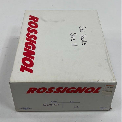 Vintage Rossignol Advantage Ski Boots Sz 44 US 11 Made in Italy w/ Box