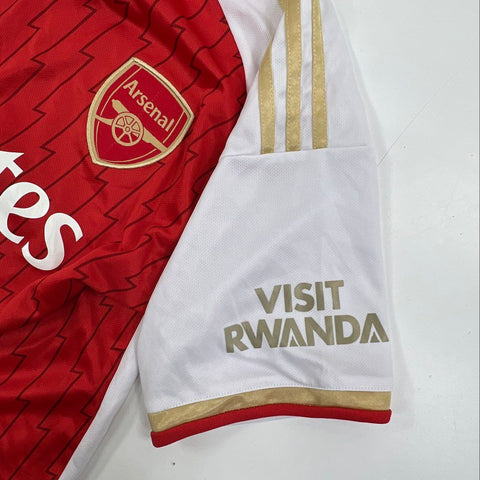 Adidas Arsenal Men's 20/21 Home Soccer Jersey Red #12 Aeroready Size L