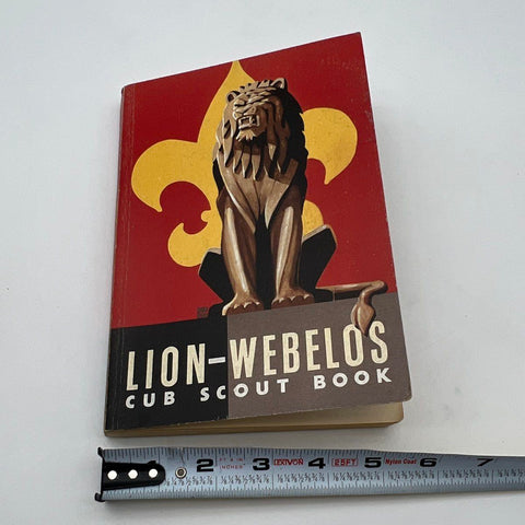 Lion Webelos Cub Scout Book Boy Scouts of America BSA 1954 Vintage Handbook