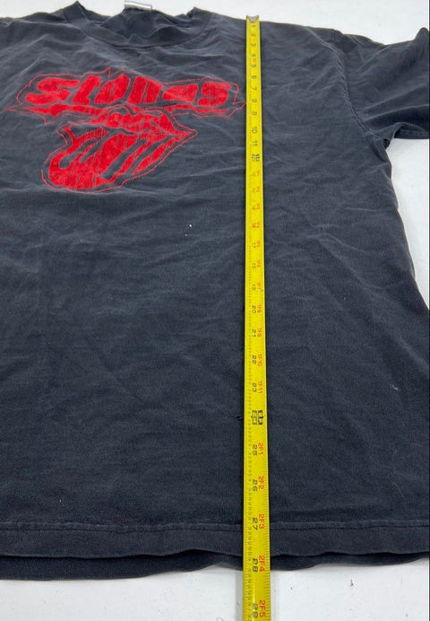 Vintage 90s The Rolling Stones Logo Band Tee T-Shirt AAA Double Stitch Sz L