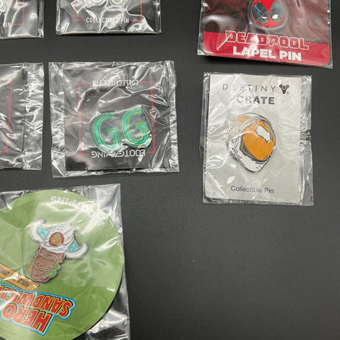 Loot Crate Collectible Pin Lot Modern Marvel Avatar Destiny 12 Pins See Photos