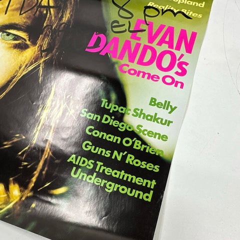 Set of 3 Vintage SPIN April 1994 Evan Dando Chicago Mandel Hall Promo Posters