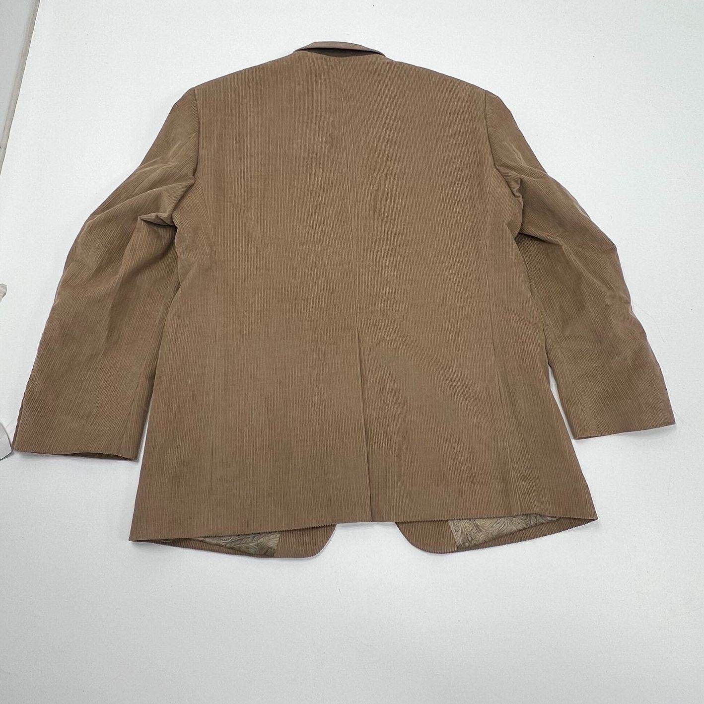 Chaps Tan Cotton Corduroy Two Button Sport Coat Blazer Men's 42R NWT