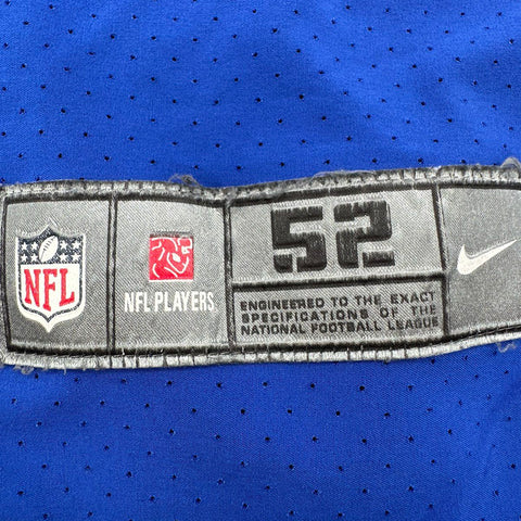 Nike Men's New York Giants Saquon Barkley Blue On Field Jersey Sz 52