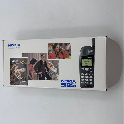 Vintage Nokia 5185i Cell Phone Lot of 2 Patterned Covers Chargers Box Tested