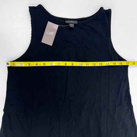J. Jill Women's Black Sleeveless Maxi Dress Wearever Collection NWT Sz MP