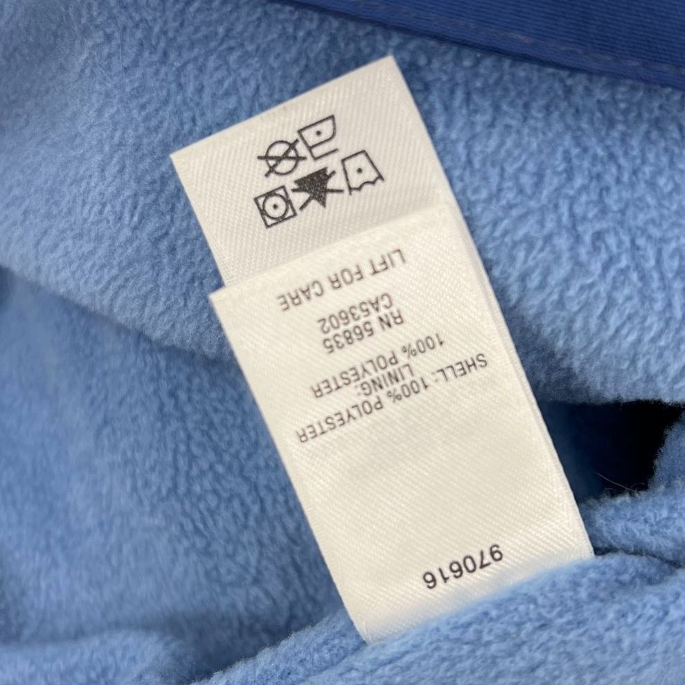 Women's Cabela's Blue on Blue Fleece Lined Full Zip Coat - Size XL