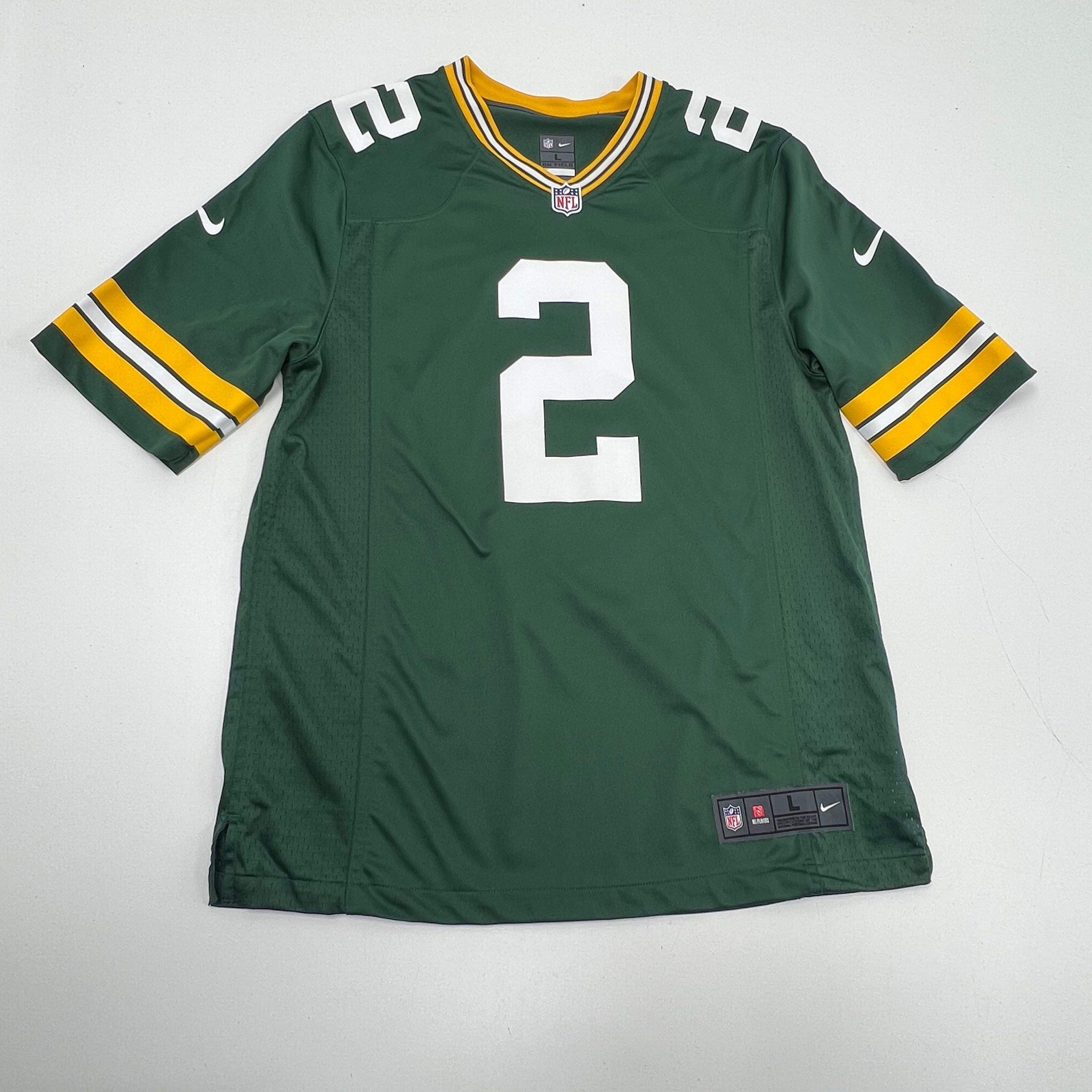 Nike NFL Green Bay Packers Mason Crosby #2 On Field Football Jersey Men's L