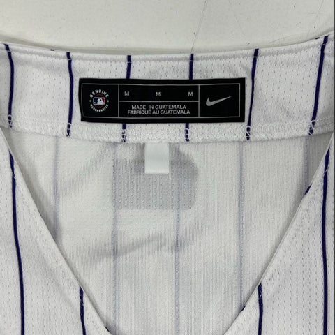 Nike Colorado Rockies Kris Bryant #23 MLB Baseball Pinstripe Jersey Sz M