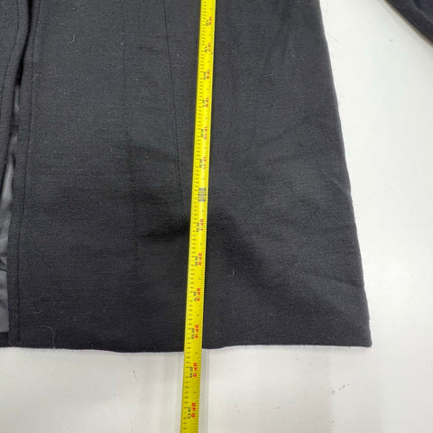 Vittadini Black NWT Longline Zip Front Coat Jacket Women's XL