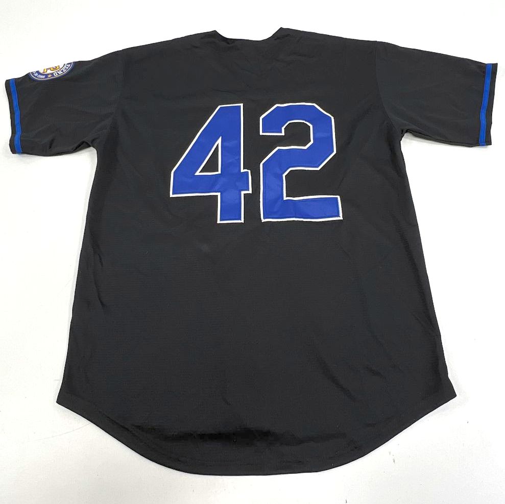 Unbranded Jackie Robinson #42 Brooklyn Black Legend Baseball Jersey Men's L