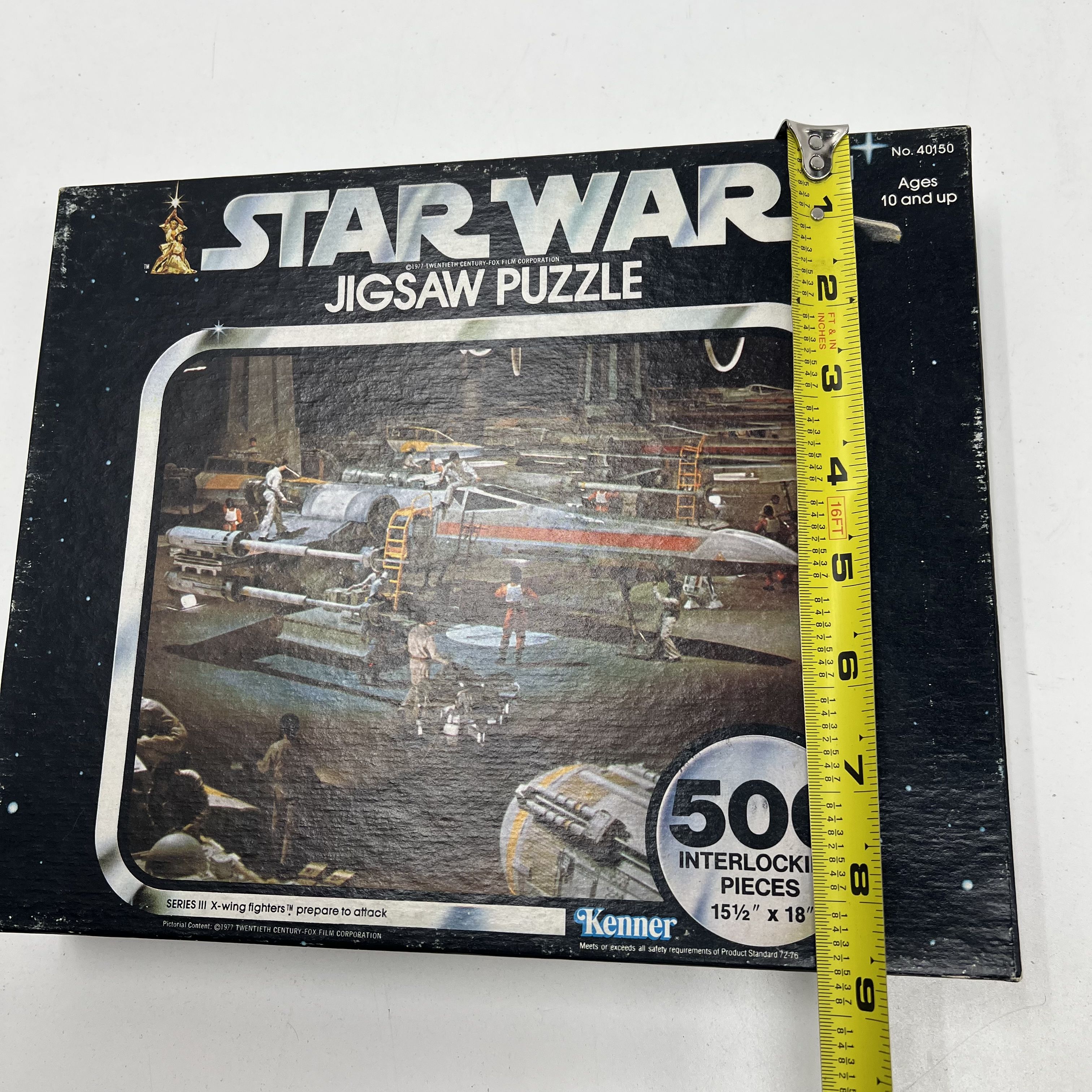 1977 Kenner Star Wars Jigsaw Puzzle X-Wing Fighters 500pc Vintage No. 40150