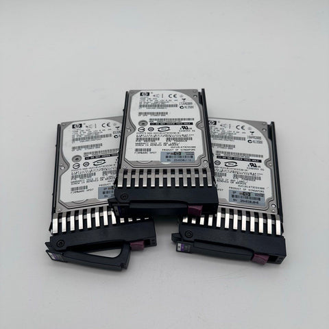 HP DG072BAAJA 72GB 10K SAS 2.5" Hard Drive 459512-001 Lot of 3 Not Tested As-Is