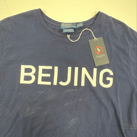 Polo Ralph Lauren Men's 2008 Beijing Olympics US Team T-Shirt Navy NWT XL