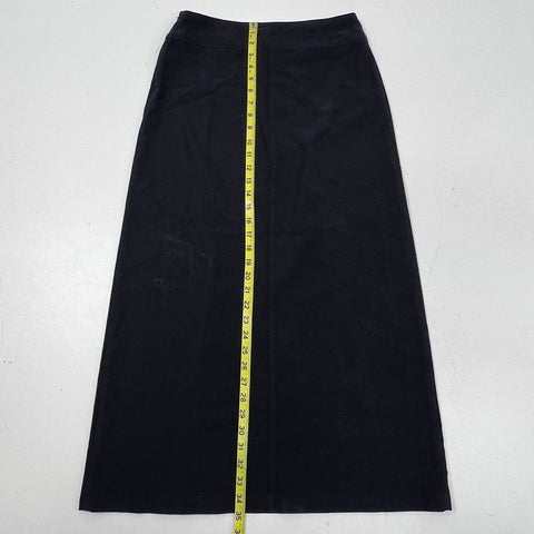 Patagonia Women's Black Maxi Skirt Front Slit Side Zip Style 58670 Size 2